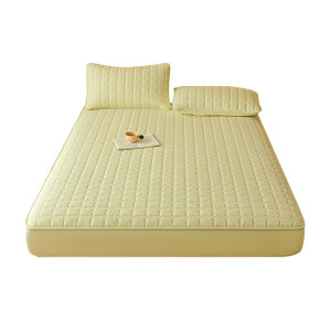 Thickened cotton mattress single piece Class A mattress protective cover four seasons universal dormitory single anti-slip sheets can be washed 
Thickened cotton mattress single piece Class A mattress protective cover four seasons universal dormitory single anti-slip sheets can be washed