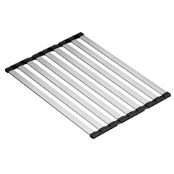 304 stainless steel kitchen sink drain rack wash basin foldable silicone roller curtain pad storage rack storage basket 304 stainless steel kitchen sink drain rack wash basin foldable silicone roller curtain pad storage rack storage basket
