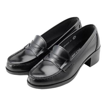 haruta mid-heeled college style jk uniform loafers haruta mid-heeled college style jk uniform loafers