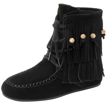 Aokang Women's Shoes 2025 Winter Fashion Boots Genuine Leather Tassel Boots Ethnic Style Beaded Flat Comfort Short Boots Aokang Women's Shoes 2025 Winter Fashion Boots Genuine Leather Tassel Boots Ethnic Style Beaded Flat Comfort Short Boots