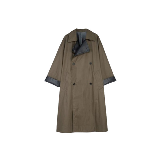 ANNENONO Designer Brand 25 Autumn and Winter New Products Paired Black Cuff Double Breasted Trench Coat SOLSOL
ANNENONO Designer Brand 25 Autumn and Winter New Products Paired Black Cuff Double Breasted Trench Coat SOLSOL