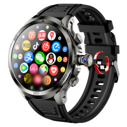 Rotating camera smart phone watch card heart rate blood oxygen waterproof multi-function download APP game FNC Rotating camera smart phone watch card heart rate blood oxygen waterproof multi-function download APP game FNC