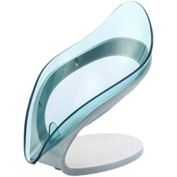 Creative leaf soap dish for bathroom without punching double layer Creative leaf soap dish for bathroom without punching double layer