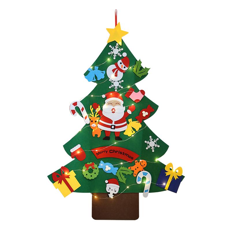 Qian Kang フェルトクリスマスツリー - 手作りDIYデコレーション