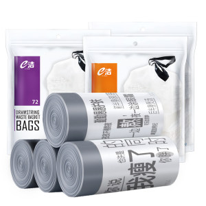 E -Jie garbage bag household automatic collection hand -style creative kitchen toilet toilet loot plastic bag medium and small 4 volumes E -Jie garbage bag household automatic collection hand -style creative kitchen toilet toilet loot plastic bag medium and small 4 volumes