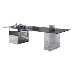 Italian light luxury office and home high-end acrylic tea table Italian light luxury office and home high-end acrylic tea table