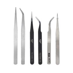 Sewing and threading fine thickened bird's nest hair picking tweezers Sewing and threading fine thickened bird's nest hair picking tweezers