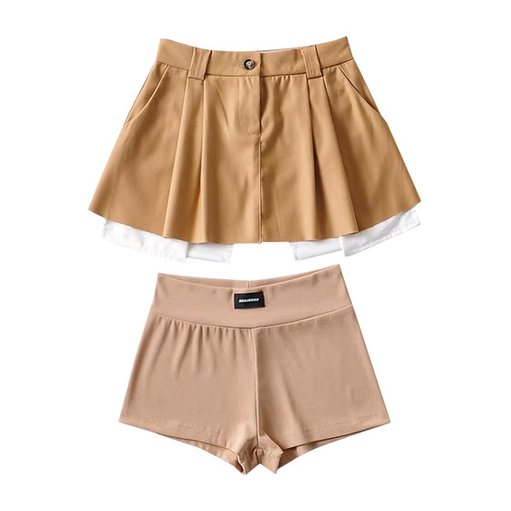 YoungGirlDay pure sexy high waist slim anti-exposure pleated skirt half-body skirt with safety pants
YoungGirlDay pure sexy high waist slim anti-exposure pleated skirt half-body skirt with safety pants