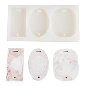 Three-linked silicone mold DIY aromatherapy candle gypsum diffuser double-hole silicone mold 
Three-linked silicone mold DIY aromatherapy candle gypsum diffuser double-hole silicone mold