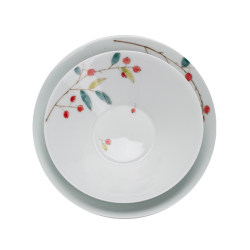 Manxu hand-painted ceramic bowl underglaze household use Manxu hand-painted ceramic bowl underglaze household use