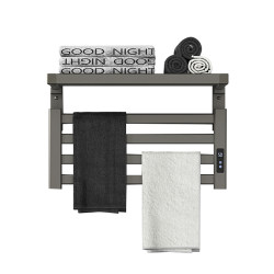 Gun ash electric towel rack Kabe heating and drying Gun ash electric towel rack Kabe heating and drying