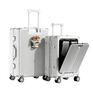 Swiss Army Knife Trolley Case Universal Wheel Front Opening Suitcase Aluminum Frame Business Men and Women Front Opening Travel Box 
Swiss Army Knife Trolley Case Universal Wheel Front Opening Suitcase Aluminum Frame Business Men and Women Front Opening Travel Box