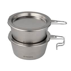 Huofengyunfu Titanium Steaming Bowl Camping Cookware Hiking Mountaineering Self-Driving Tour Lightweight Outdoor Cookware Portable Bowl Huofengyunfu Titanium Steaming Bowl Camping Cookware Hiking Mountaineering Self-Driving Tour Lightweight Outdoor Cookware Portable Bowl