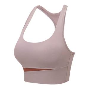 Sports underwear women's shock-proof gathering and anti-sagging high-intensity support vest bra running training quick-drying vest 
Sports underwear women's shock-proof gathering and anti-sagging high-intensity support vest bra running training quick-drying vest