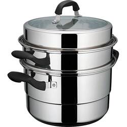 Zhongbao Cookware 304 stainless steel household multi-layer steamer Zhongbao Cookware 304 stainless steel household multi-layer steamer