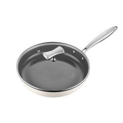 Supor ceramic poly-oil pan household non-stick pan Supor ceramic poly-oil pan household non-stick pan