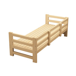 Children's bed solid wood single bed boy girl princess bed baby widened crib baby spliced large bed bedside board Children's bed solid wood single bed boy girl princess bed baby widened crib baby spliced large bed bedside board
