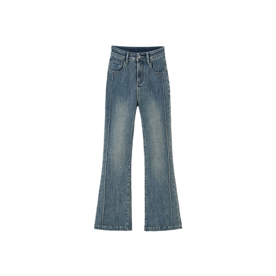 Retro flare jeans for women 2025 autumn new fat girl mm pear-shaped body high waist slim bell-bottom pants
Retro flare jeans for women 2025 autumn new fat girl mm pear-shaped body high waist slim bell-bottom pants