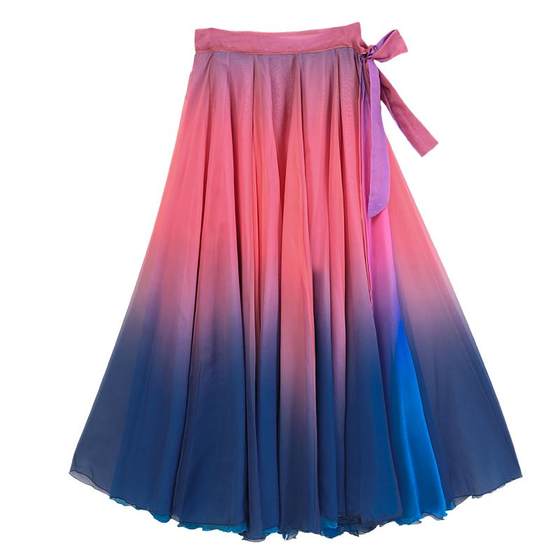 One-piece dance skirt 720 two sides wearing gradient tinsel classic skirt gauze practice performance dance big sling skirt
One-piece dance skirt 720 two sides wearing gradient tinsel classic skirt gauze practice performance dance big sling skirt