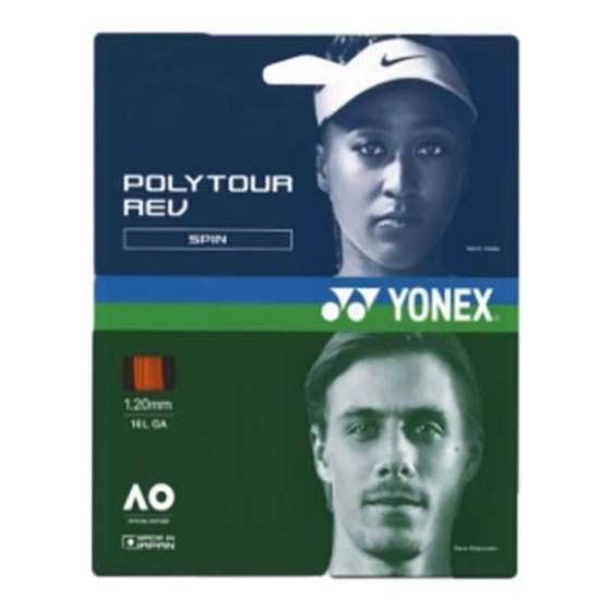 YONEX Tennis Line POLYTOUR REV Large-Set Bulk Single Hard Wire Resistant to Play and Control Rotate
YONEX Tennis Line POLYTOUR REV Large-Set Bulk Single Hard Wire Resistant to Play and Control Rotate