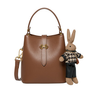 Nalandu women's bag 2024 new crossbody bag women's bucket bag handbag high-end 2025 genuine leather women's bag 
Nalandu women's bag 2024 new crossbody bag women's bucket bag handbag high-end 2025 genuine leather women's bag