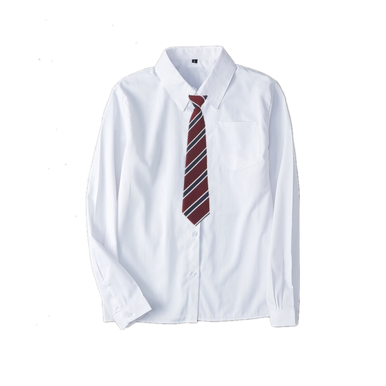 White short-sleeved shirt tie men's inch clothes black pants teen loose Korean style student DK uniform shirt class uniform
White short-sleeved shirt tie men's inch clothes black pants teen loose Korean style student DK uniform shirt class uniform