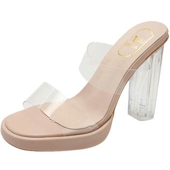 Yongxi thick heels of high -heeled fairy net red slippers
 Yongxi thick heels of high -heeled fairy net red slippers