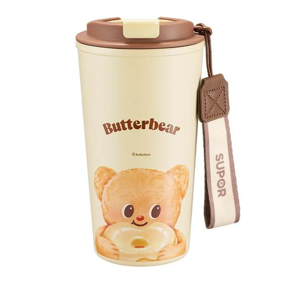 Supor thermos cup butter bear water cup girls birthday gift couple cup coffee cup out for carrying
Supor thermos cup butter bear water cup girls birthday gift couple cup coffee cup out for carrying
