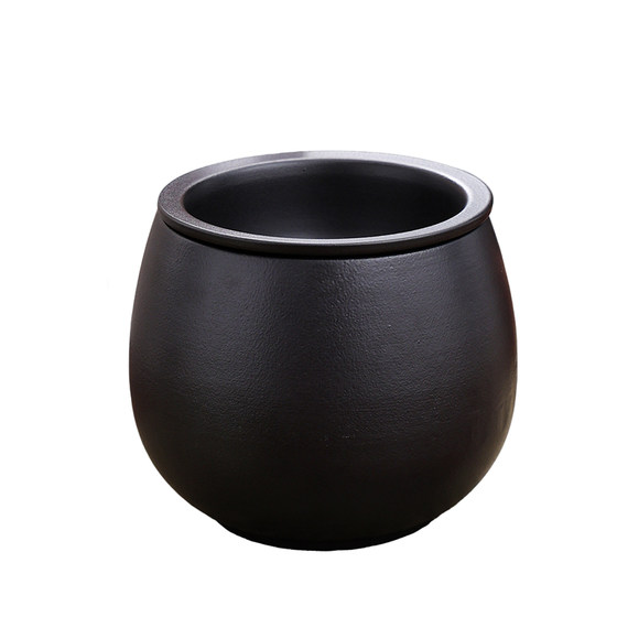 Dry and wet separation ceramic tea slag tank desktop household use filtered water bowl waste water bucket ashtray tea set accessories tea wash Dry and wet separation ceramic tea slag tank desktop household use filtered water bowl waste water bucket ashtray tea set accessories tea wash