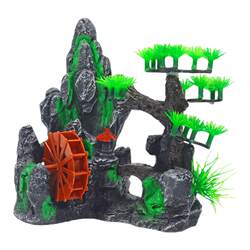 Fish tank landscaping rockery wheel decoration Fish tank landscaping rockery wheel decoration