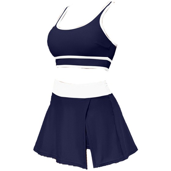Women's split anti-exposure swimming skirt vest set flat corner inner liner covering hips to make you look slim and quick-drying hot spring running tennis mat
Women's split anti-exposure swimming skirt vest set flat corner inner liner covering hips to make you look slim and quick-drying hot spring running tennis mat