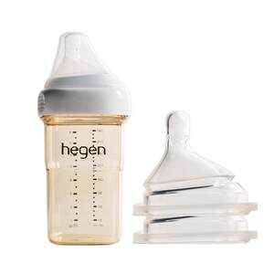 Hegen Hegen imported newborn milk bottle ppsu 240ml wide caliber silicone pacifier with anti drop and anti bloating properties Hegen Hegen imported newborn milk bottle ppsu 240ml wide caliber silicone pacifier with anti drop and anti bloating properties