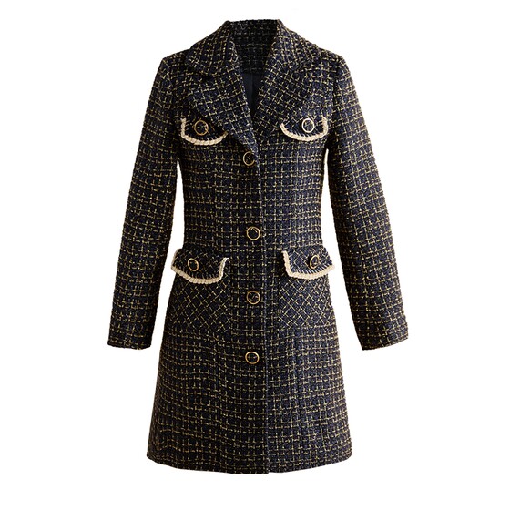 Little incense breeze jacket, long -term autumn and winter new fashion rough flowers, slimming, thin temperament, full autumn and winter coat
Little incense breeze jacket, long -term autumn and winter new fashion rough flowers, slimming, thin temperament, full autumn and winter coat