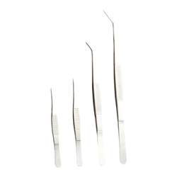 Labshark High Precision Stainless Steel Tweezers Dressing Clips Labshark High Precision Stainless Steel Tweezers Dressing Clips