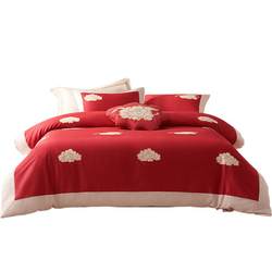 Mercury Home Textiles 60S Long Staple Cotton Four-piece Set Year of the Dragon Mercury Home Textiles 60S Long Staple Cotton Four-piece Set Year of the Dragon