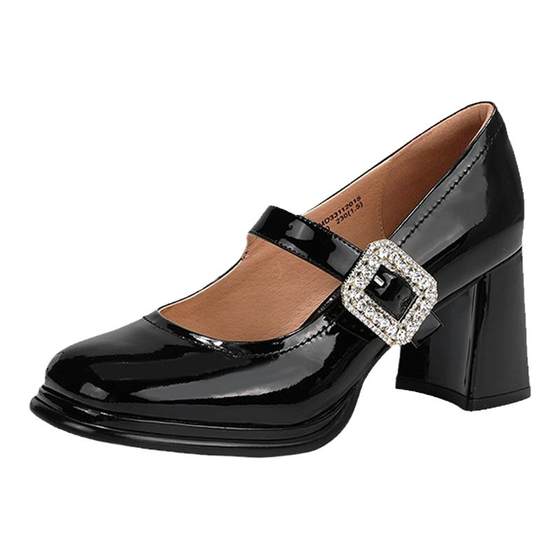 Saturday Mary Jane shoes women's thick high heel square buckle spring and autumn new small leather shoes retro square toe shallow mouth single shoes
Saturday Mary Jane shoes women's thick high heel square buckle spring and autumn new small leather shoes retro square toe shallow mouth single shoes