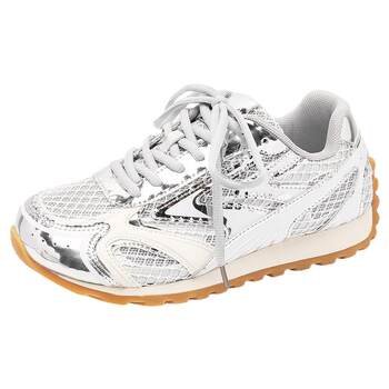 Female 2024 early autumn new silver heightened soft sole mesh breathable lightweight thick sole casual shoes 
Female 2024 early autumn new silver heightened soft sole mesh breathable lightweight thick sole casual shoes
