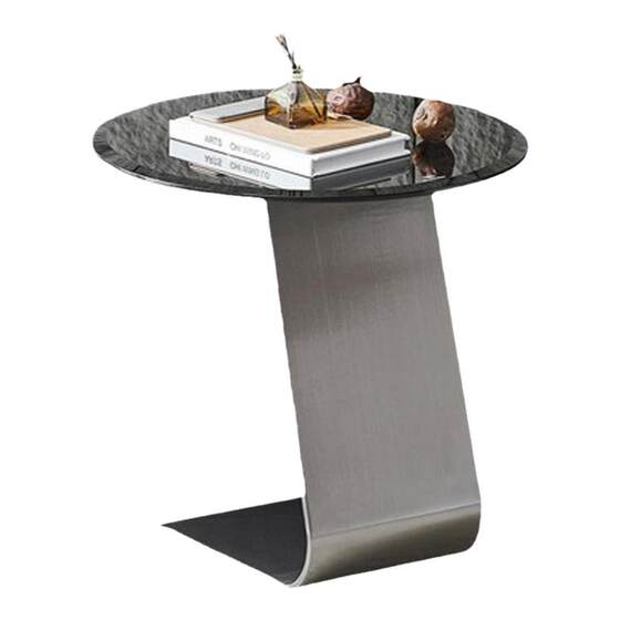 Italian light luxury stainless steel side sofa living room glass corners modern high-quality artistic corners small round tea table
Italian light luxury stainless steel side sofa living room glass corners modern high-quality artistic corners small round tea table