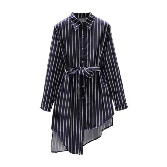 Women's mid-length spring and summer temperament top fat large size long sleeve waist-hugging white irregular base shirt dress autumn
Women's mid-length spring and summer temperament top fat large size long sleeve waist-hugging white irregular base shirt dress autumn