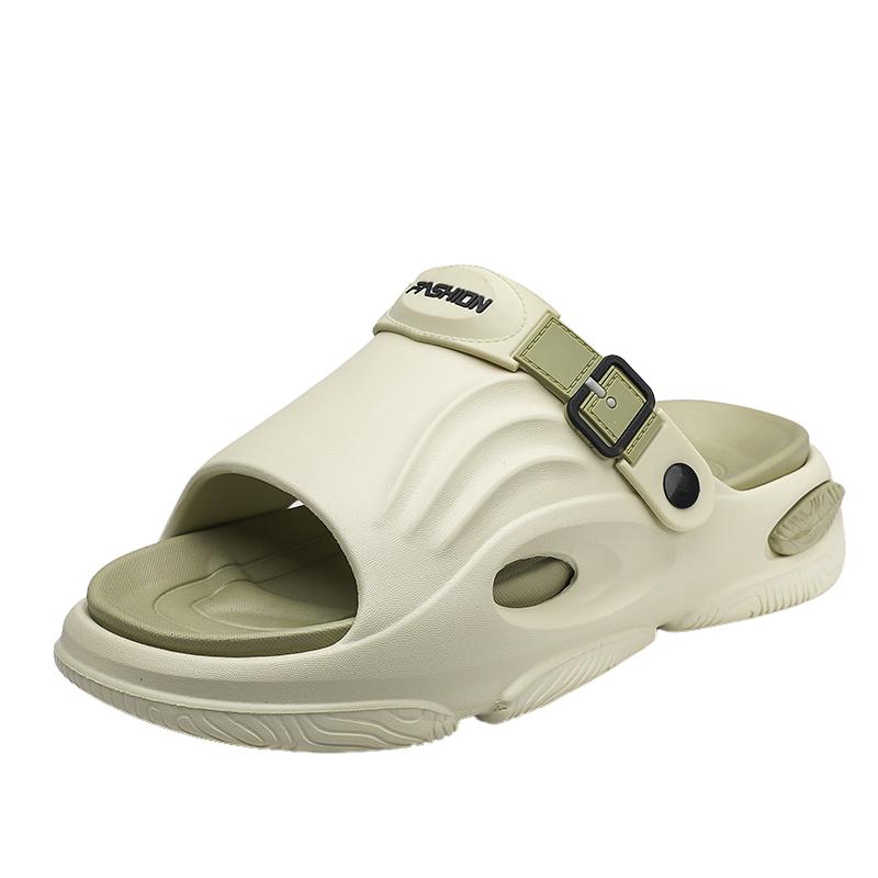 Xialu Men's EVA Flip Flops - Thick Sole Beach Sandals