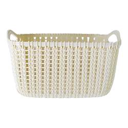 Imitation rattan storage box large capacity desktop storage basket Imitation rattan storage box large capacity desktop storage basket