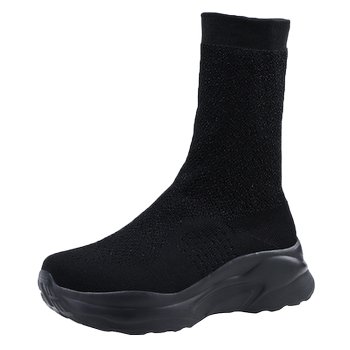 Ruiden platform socks boots round toe Ruiden platform socks boots round toe