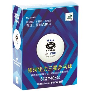 Genuine Galaxy Table Tennis Samsung Seamless High-Elastic New Material Platinum 3 Star 40+ Table Tennis Game Ball Seamless 
Genuine Galaxy Table Tennis Samsung Seamless High-Elastic New Material Platinum 3 Star 40+ Table Tennis Game Ball Seamless