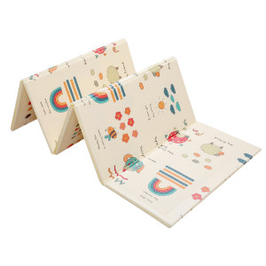 Baby crawling pads Thicked infant children's household can fold the climbing pad, non -toxic, odorless stitching bubble ground pad summer Baby crawling pads Thicked infant children's household can fold the climbing pad, non -toxic, odorless stitching bubble ground pad summer