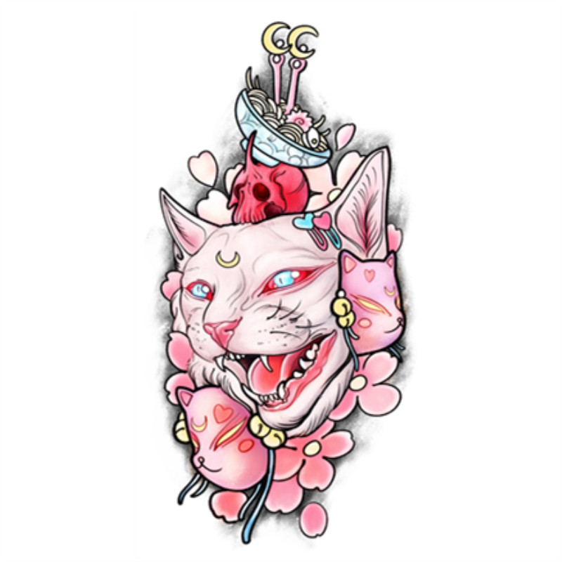 sexygirl tattoo クッション　3個セット　6123 ✦Bodysuit Tattoo 02&03✦ | YeJoslais