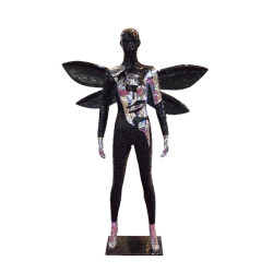Fiberglass lens mosaic model angel sculpture Fiberglass lens mosaic model angel sculpture
