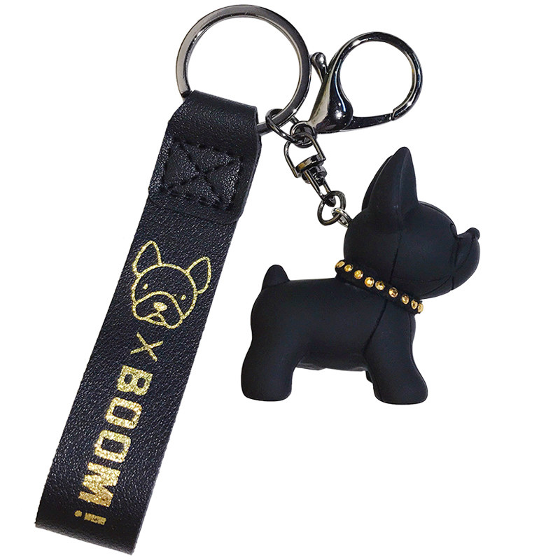Baimao Bulldog Keychain Cute Cartoon PVC Pendant