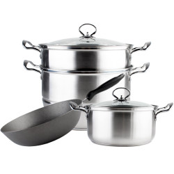 Good East Pot Set Steamer Gas Stove Induction Cooker Good East Pot Set Steamer Gas Stove Induction Cooker
