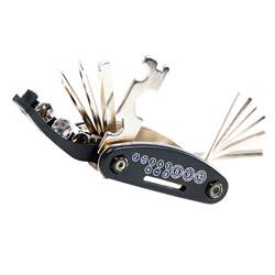 Cycling equipment bicycle repair combination tool 16-in-1 mountain road bike multi-function folding repair set Cycling equipment bicycle repair combination tool 16-in-1 mountain road bike multi-function folding repair set