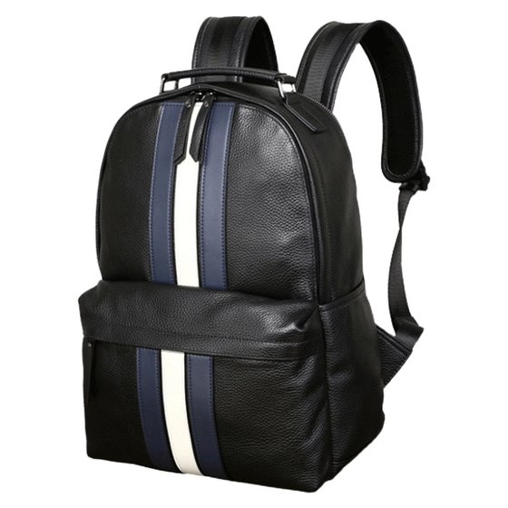 Men's backpack genuine leather color-blocking backpack casual travel men's bag large capacity business travel backpack multi-pocket bag 
Men's backpack genuine leather color-blocking backpack casual travel men's bag large capacity business travel backpack multi-pocket bag